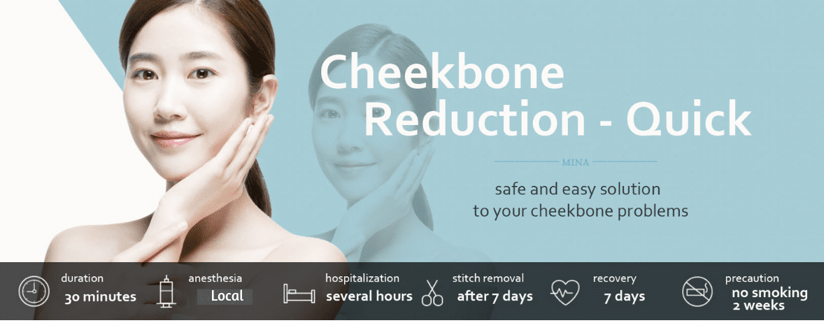 Cheekbone Reduction - Quick mina plastic surgery koreq